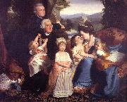 John Singleton Copley The Copley Family oil on canvas